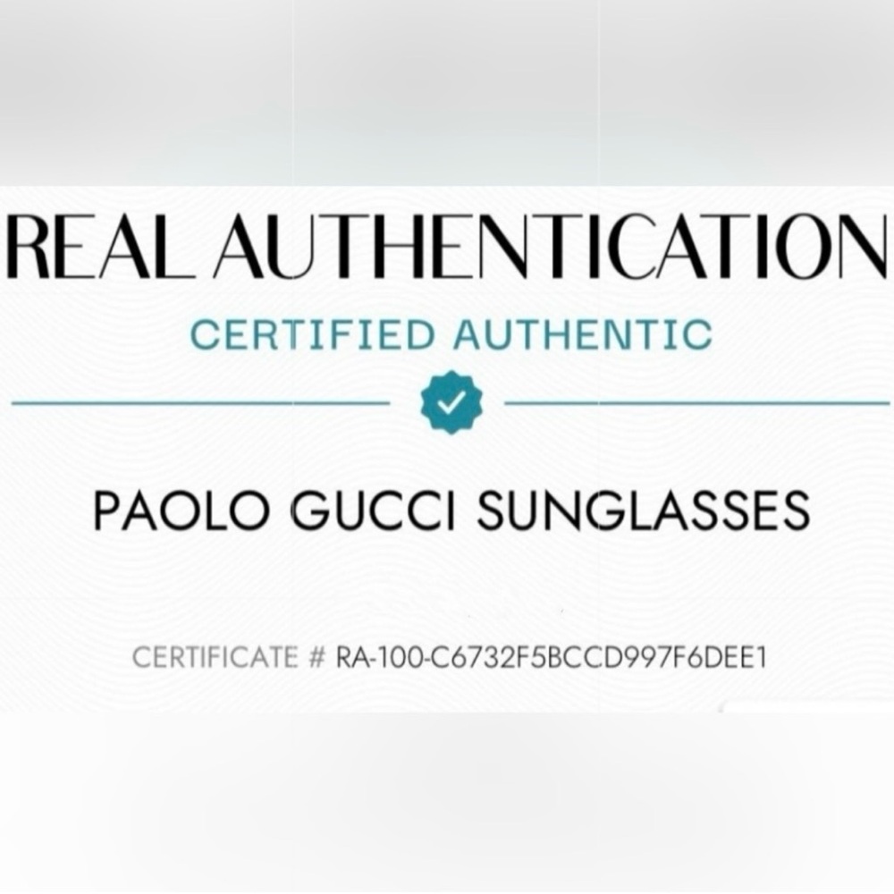 VERY RARE Authentic Gucci Coogi Brand Name Gold Metal Frame Blue Tint Sunglasses - Picture 5 of 14